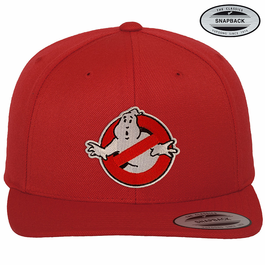 Ghostbusters kšiltovka, Logo Standard Snapback Red, unisex