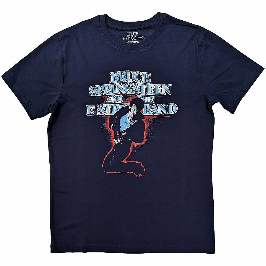Bruce Springsteen tričko, The E-Street Band Navy Blue, pánské, velikost XL