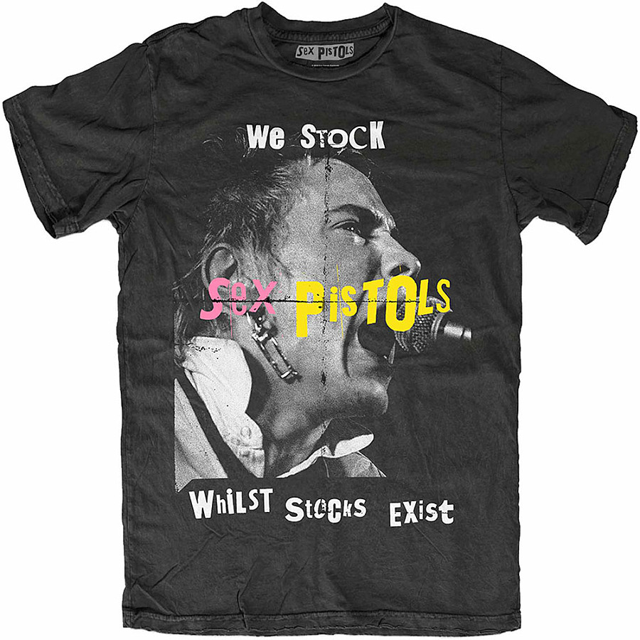 Sex Pistols tričko, We Stock Black, pánské, velikost S