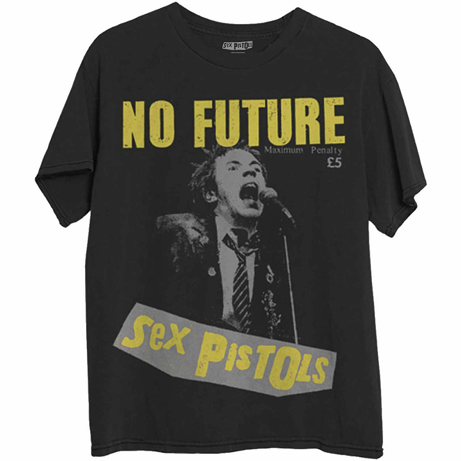 Sex Pistols tričko, No Future Black, pánské, velikost M
