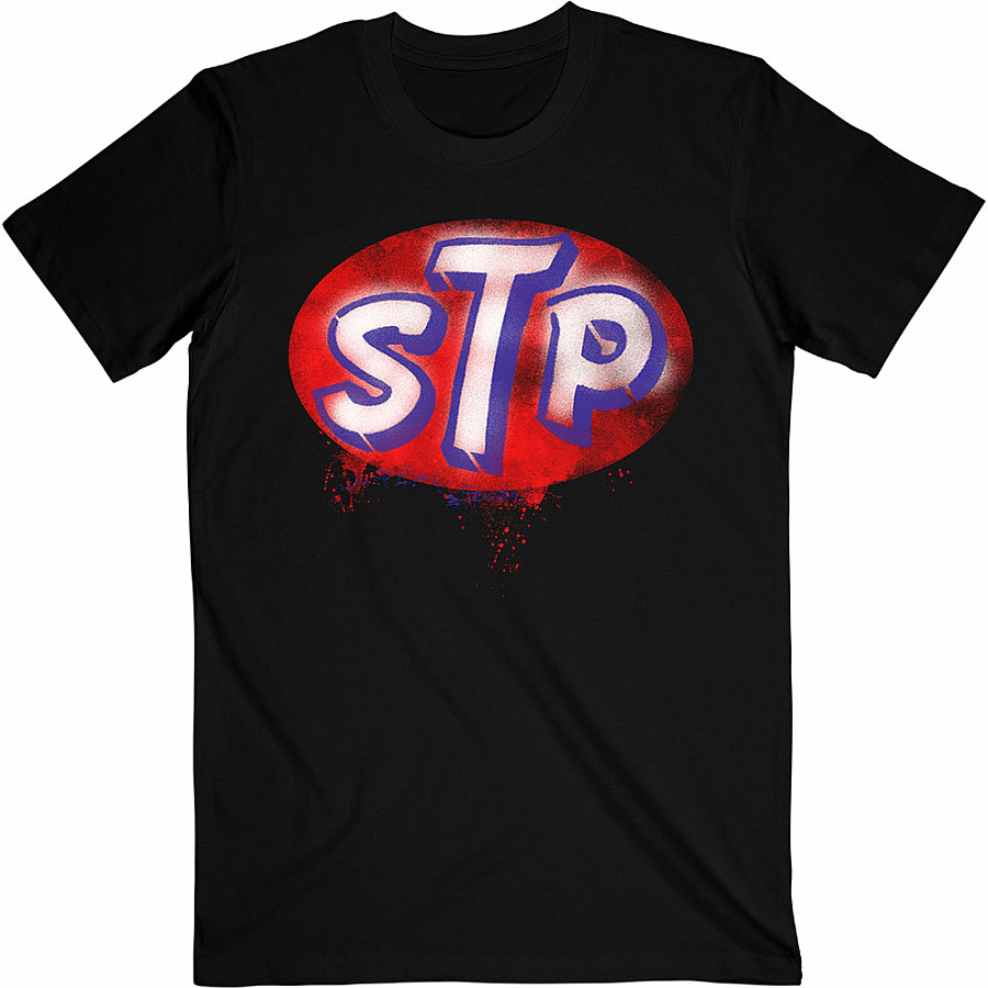 Stone Temple Pilots tričko, Red Logo Black, pánské, velikost L