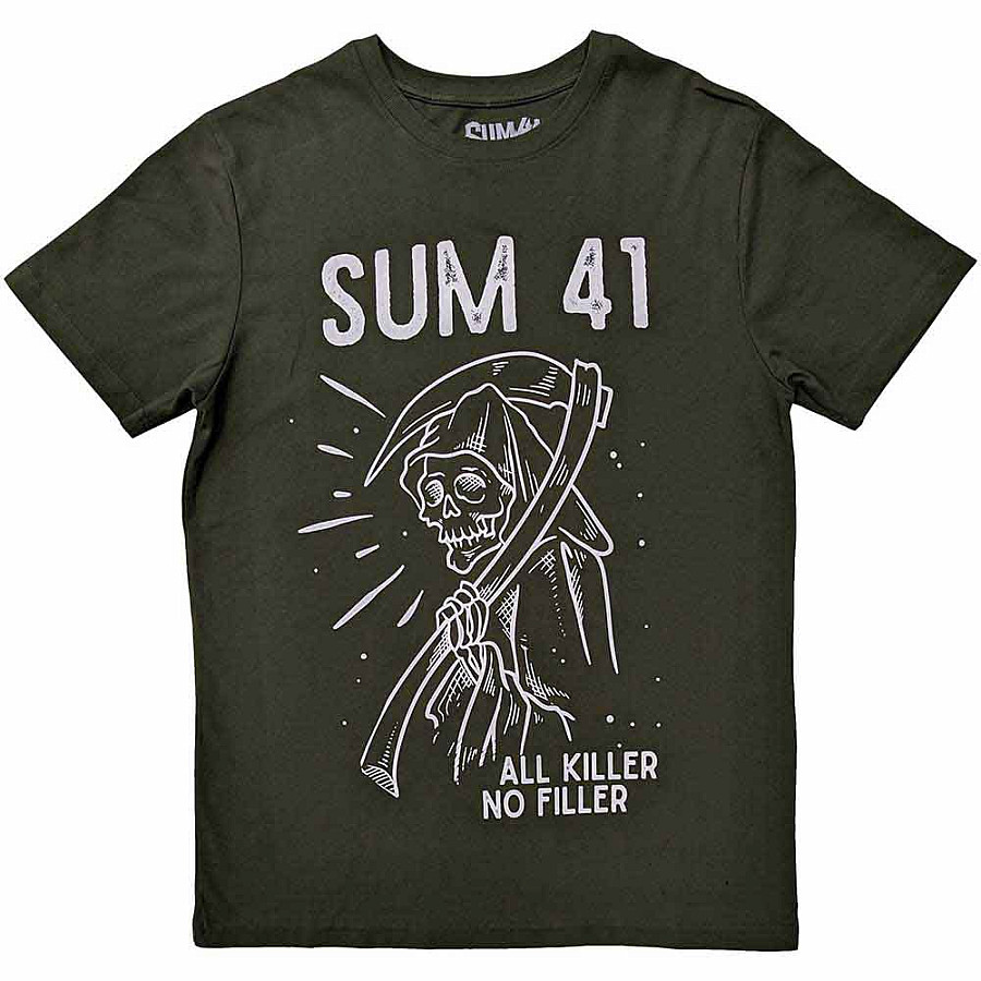 Sum 41 tričko, Reaper Green, pánské, velikost S