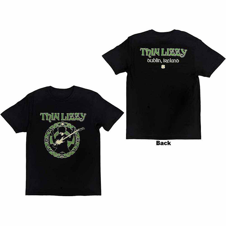 Thin Lizzy tričko, Celtic Ring BP Black, pánské, velikost S