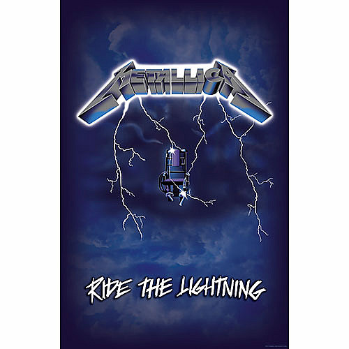 Metallica textilní banner 70cm x 106cm, Ride The Lightning