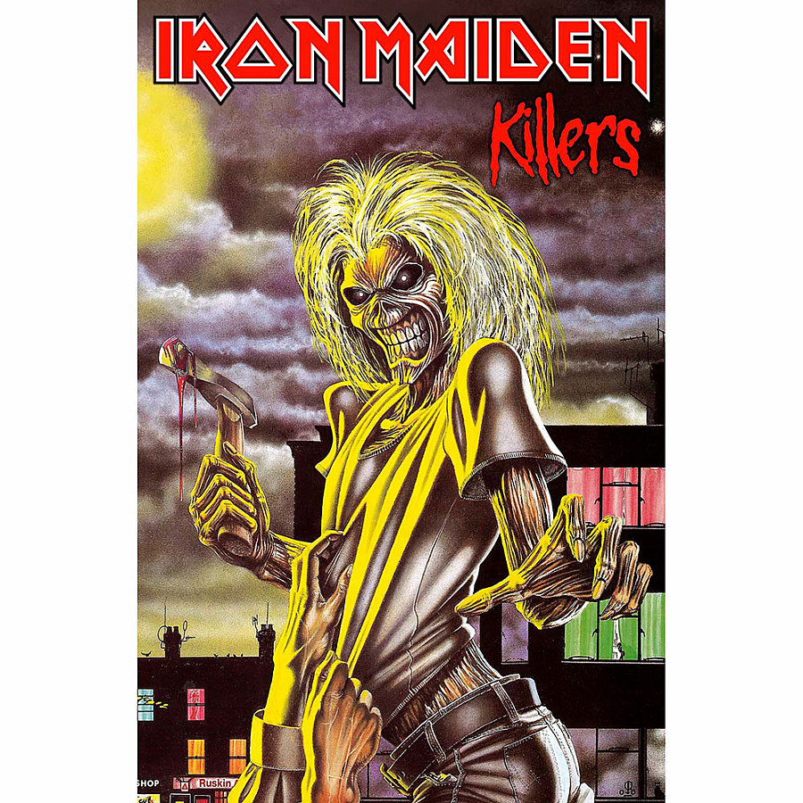 Iron Maiden textilní banner 68cm x 106cm, Killers