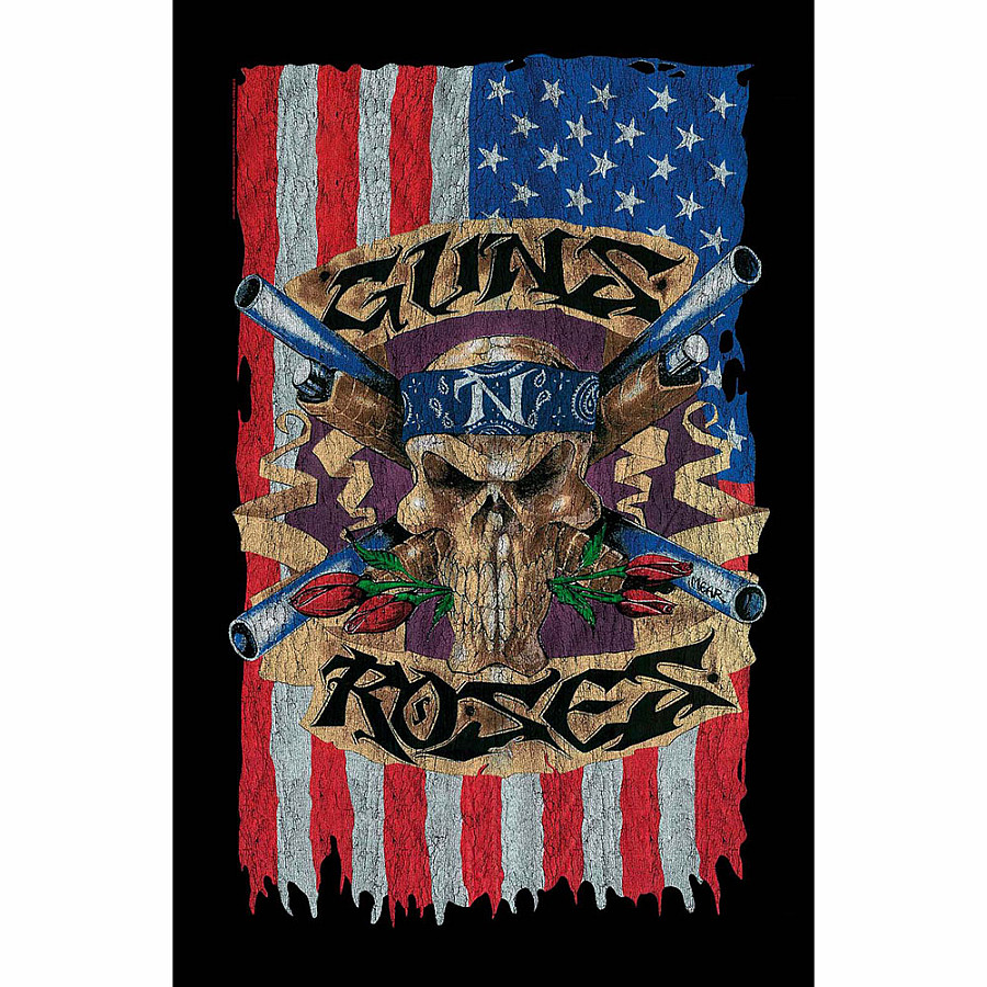 Guns N Roses textilní banner 68cm x 106cm, Flag