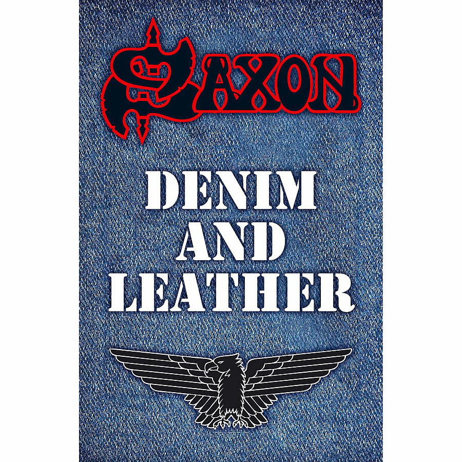 Saxon textilní banner 70 cm x 106 cm, Denim &amp; Leather