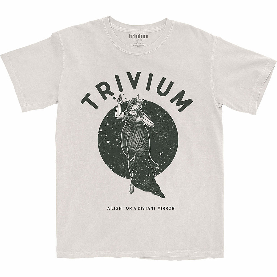 Trivium tričko, Moon Goddess White, pánské, velikost M