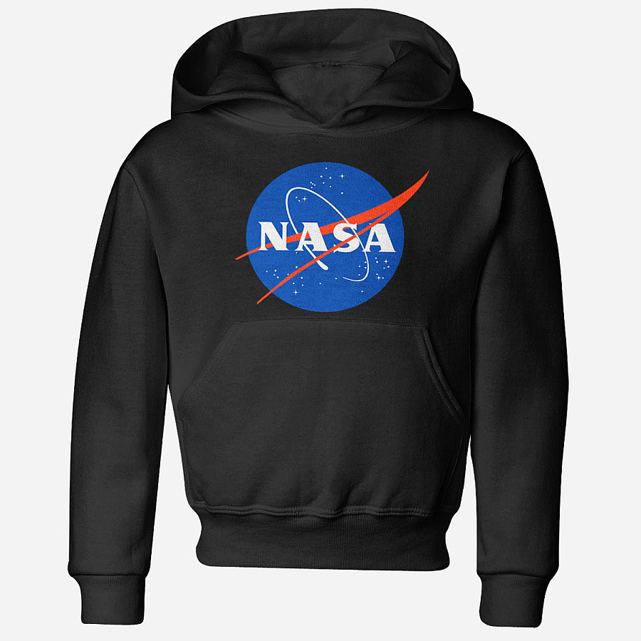 NASA mikina, Insignia / Logotype Hoodie Black, dětská, velikost S velikost S věk (6 let)
