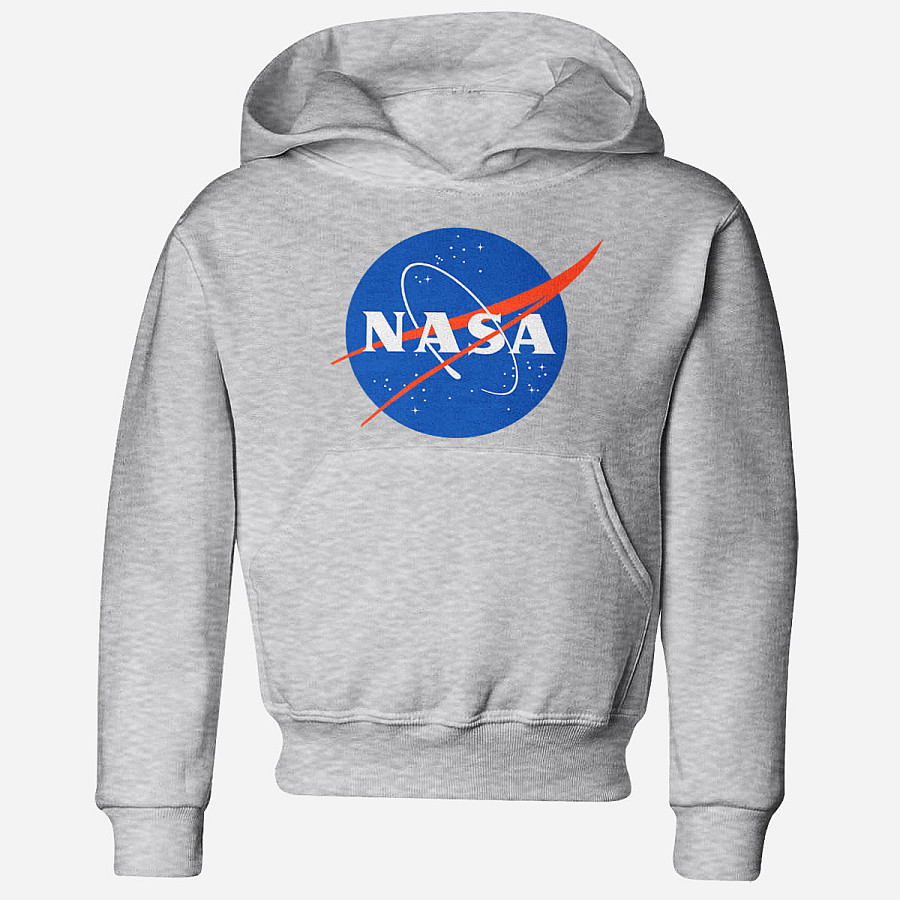 NASA mikina, Insignia / Logotype Hoodie Grey, dětská, velikost S velikost S věk (6 let)