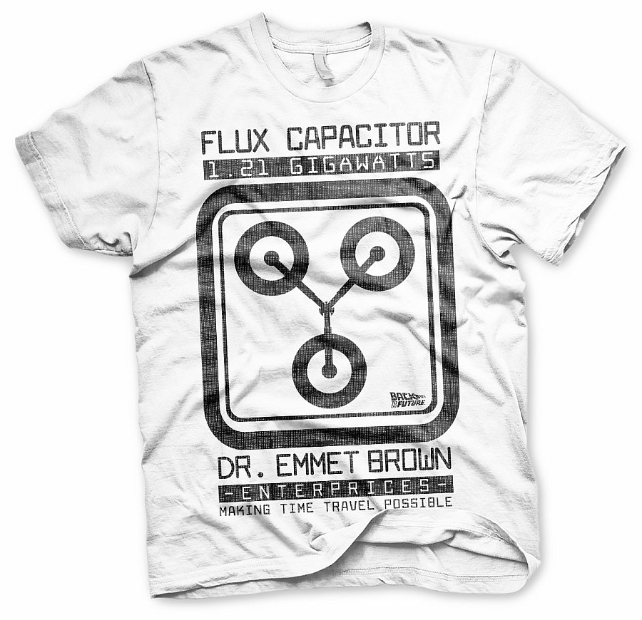Back to the Future tričko, Flux Capacitor, pánské, velikost XL