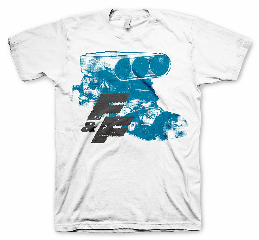 Fast &amp; Furious tričko, Engine White, pánské, velikost XXL