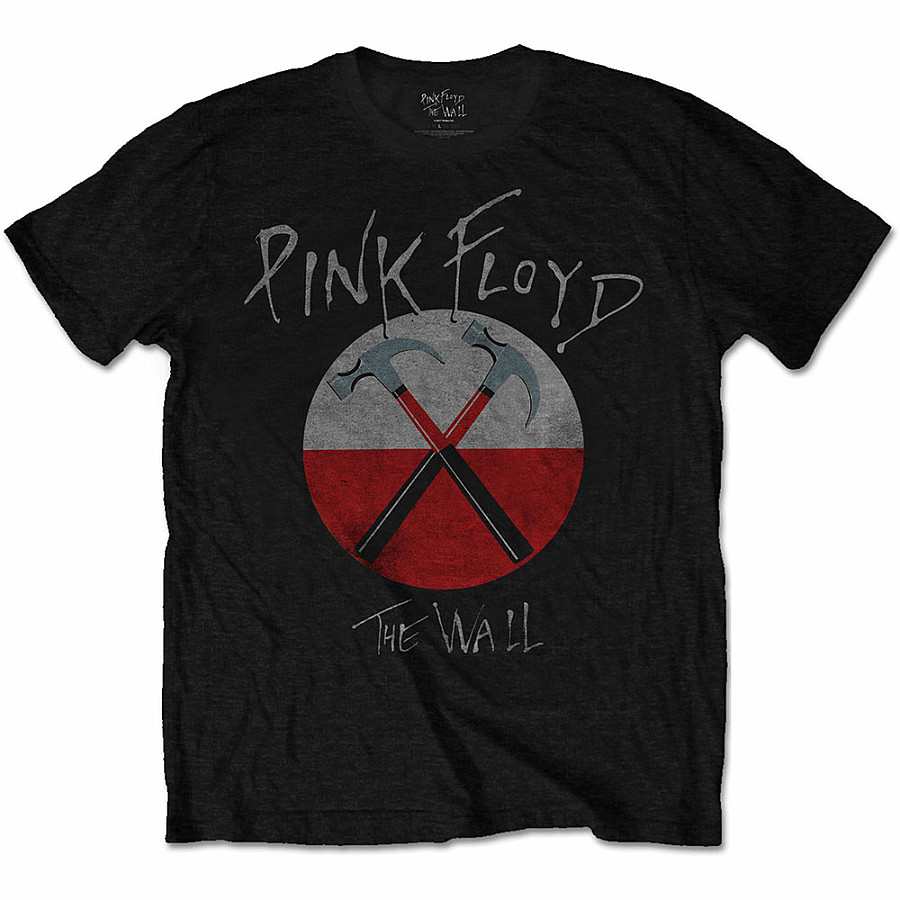 Pink Floyd tričko, The Wall Hammers Logo Black, pánské, velikost S