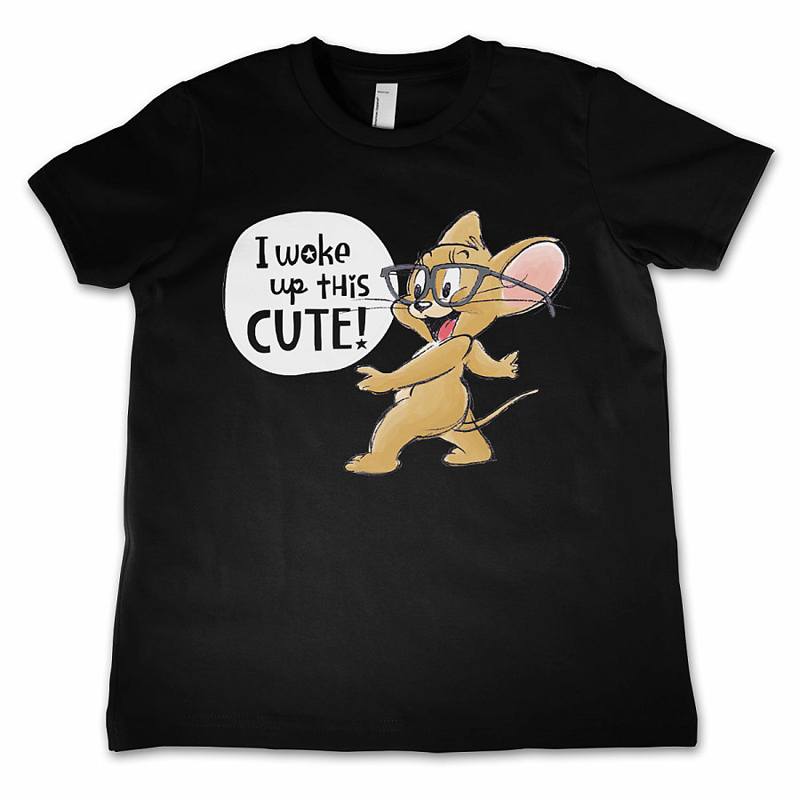 Tom &amp; Jerry tričko, I Woke Up This Cute BK, dětské, velikost XS dětská velikost XS (4 roky)