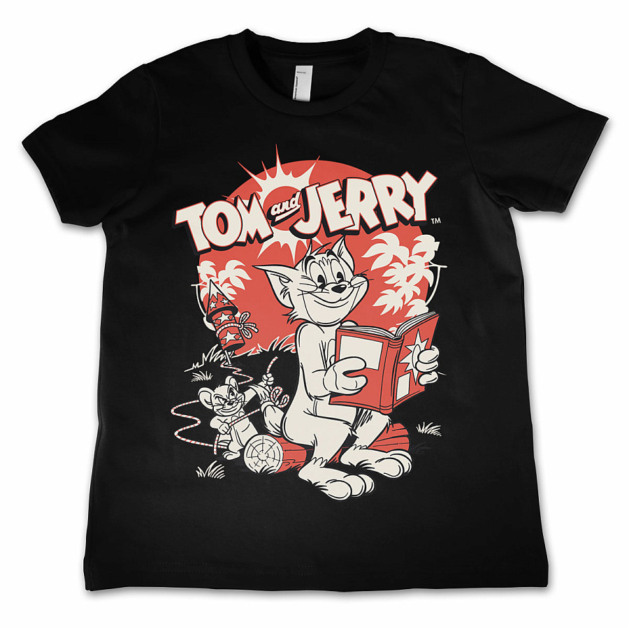 Tom &amp; Jerry tričko, Vintage Comic, dětské, velikost XS dětská velikost XS (4 roky)