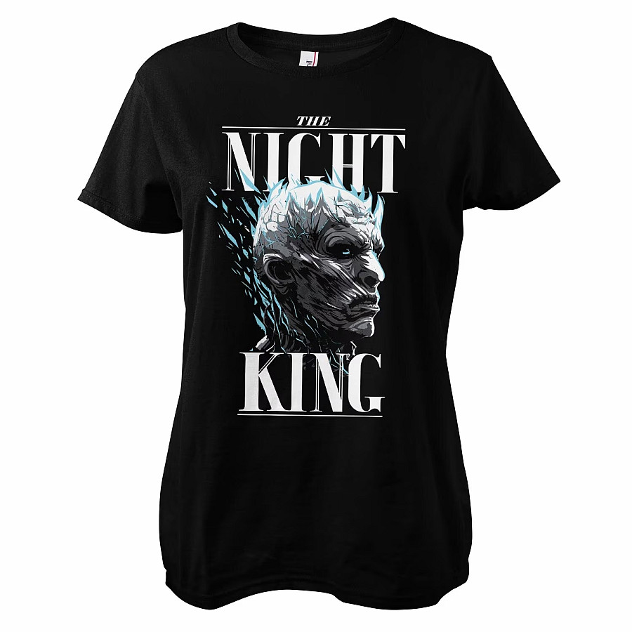 Hra o trůny tričko, The Night King Girly Black, dámské, velikost S