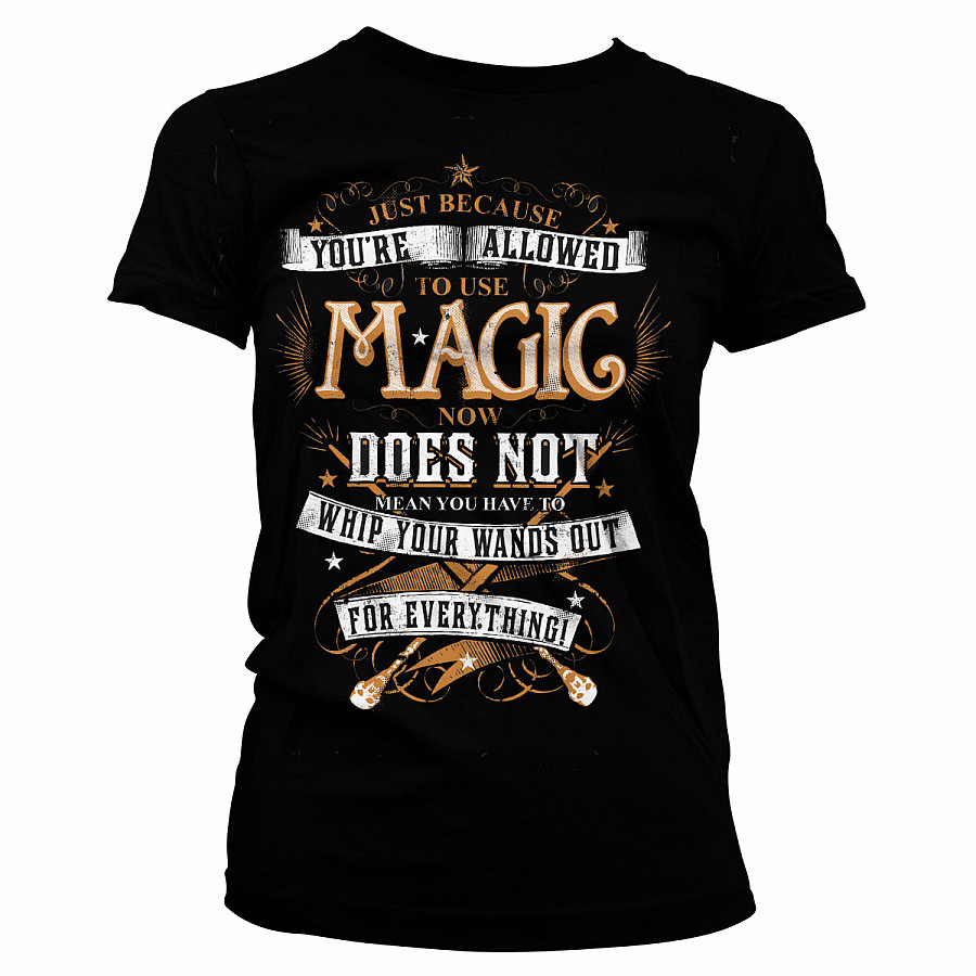 Harry Potter tričko, Magic Girly, dámské, velikost L