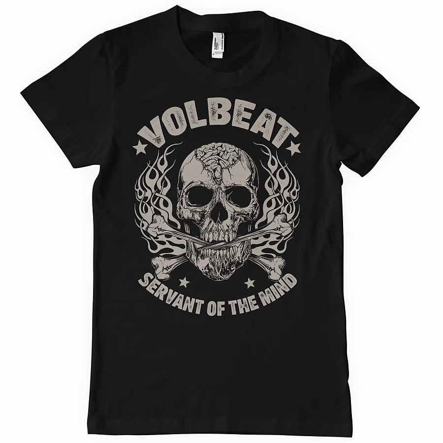 Volbeat tričko, Skull &amp; Crossbones Black, pánské, velikost XL