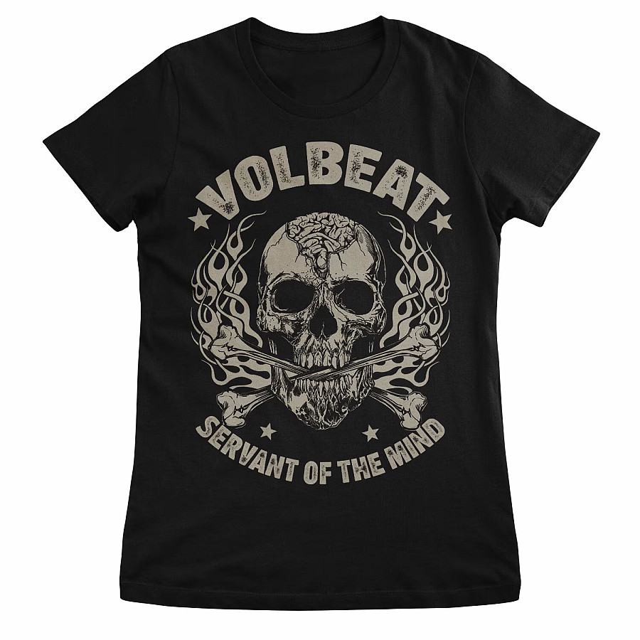 Volbeat tričko, Skull &amp; Crossbones Black, dámské, velikost XXL