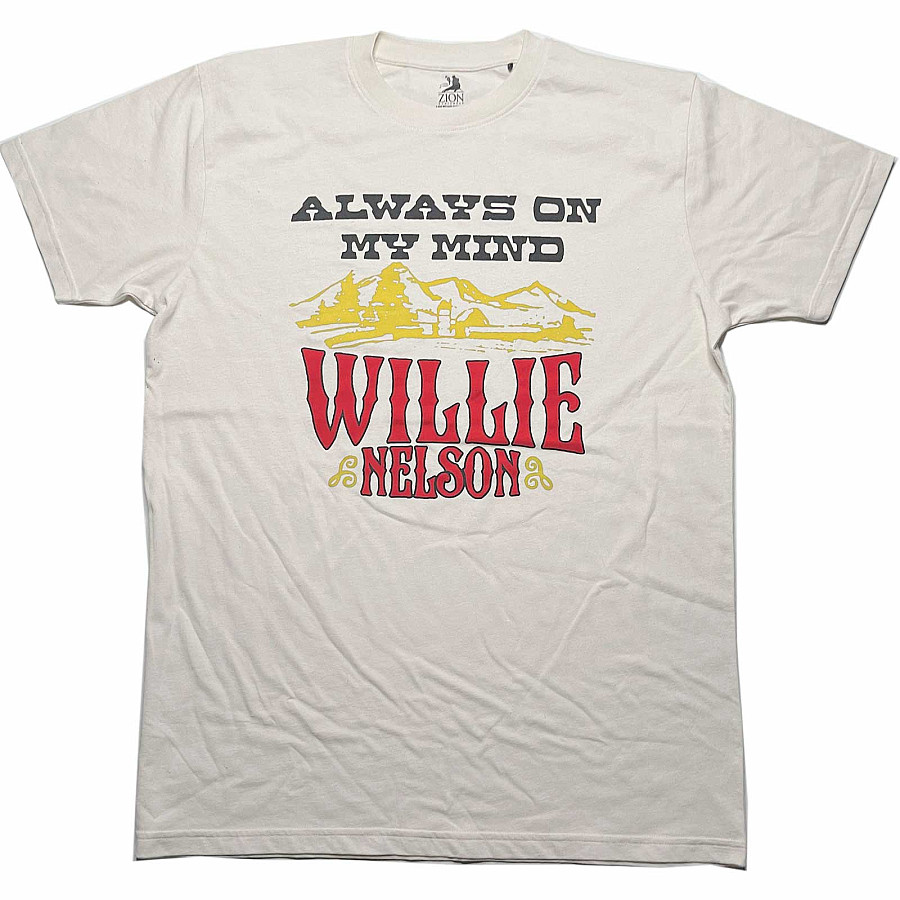 Willie Nelson tričko, Always On My Mind Natural, pánské, velikost M