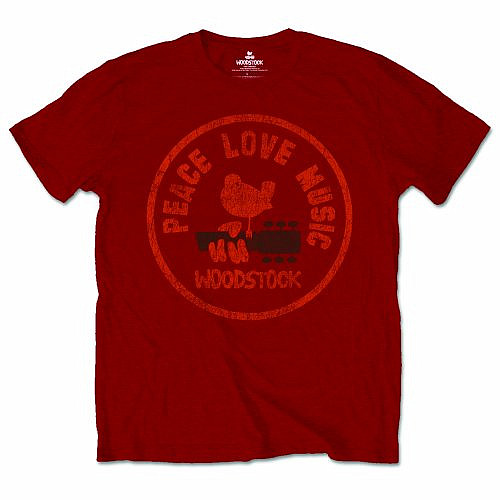 Woodstock tričko, Love Peace Music, pánské, velikost XL