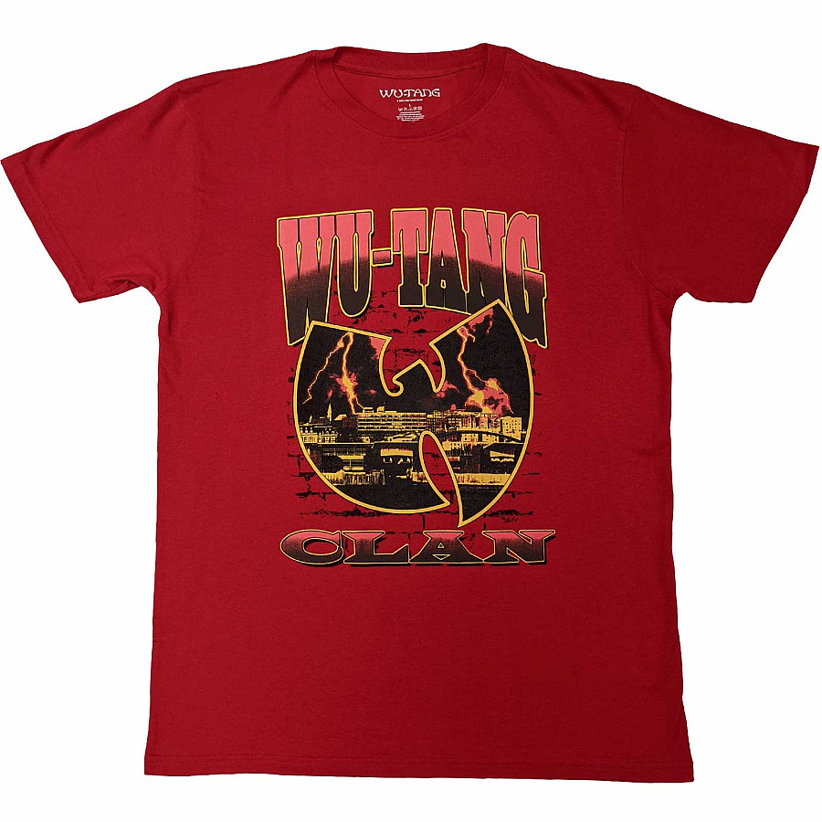 Wu-Tang Clan tričko, Brick Wall Red, pánské, velikost S