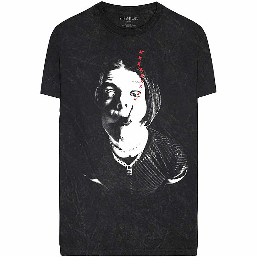 Yungblud tričko, Weird BP Dip Dye Black, pánské, velikost XL