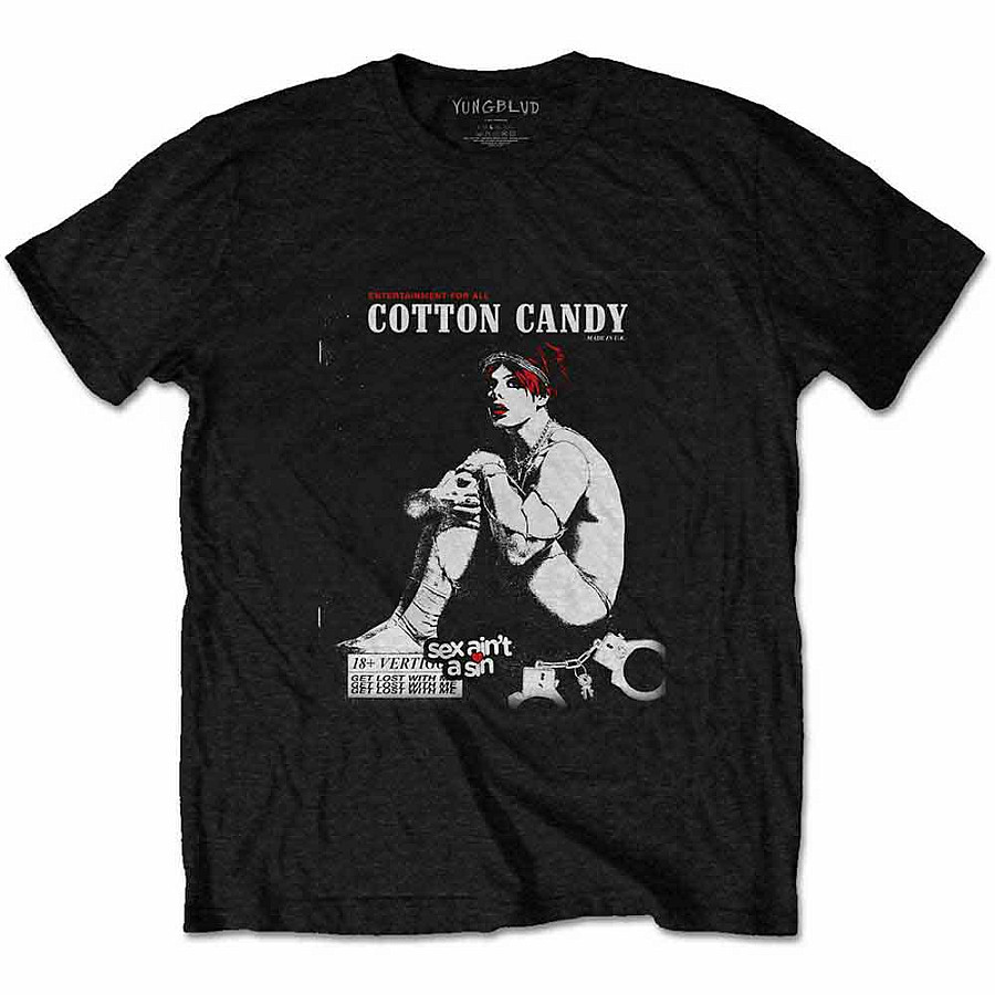 Yungblud tričko, Cotton Candy Black, pánské, velikost XXL