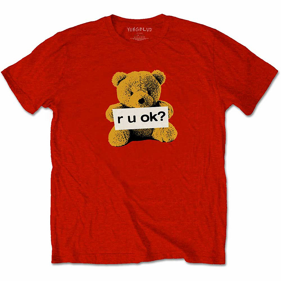 Yungblud tričko, R-U-OK? Red, pánské, velikost XXL