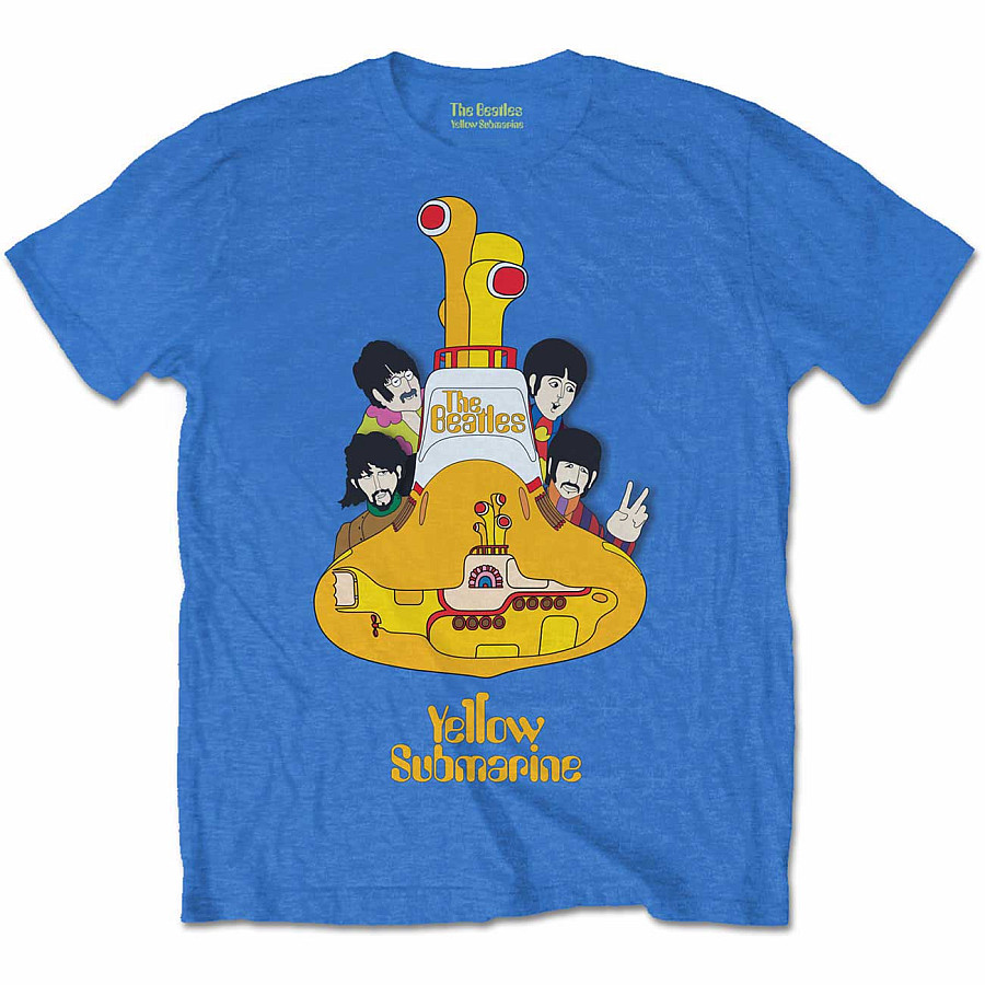 The Beatles tričko, Yellow Submarine Sub Sub Blue, dětské, velikost XL velikost XL věk (11-12 let)