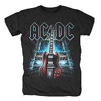 AC/DC tričko, High Voltage Guitar Black, pánské