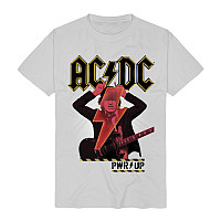 AC/DC tričko, PWRUP Angus Devil Grey, pánské