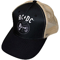 AC/DC kšiltovka, For Those About To Rock Mesh Black & Sand Black, unisex