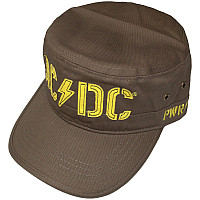 AC/DC kšiltovka, PWR-UP & Stencil Logo Military Green, unisex