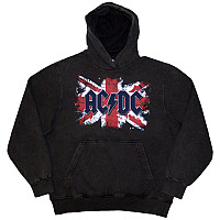 AC/DC mikina, Flag Wash Charcoal Grey, pánská