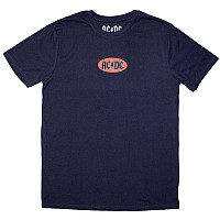 AC/DC tričko, Mini Oval Logo Navy Blue, pánské