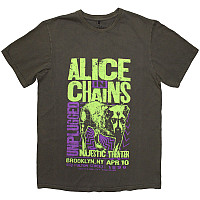 Alice in Chains tričko, Unplugged Dog Dip Dye Wash Grey, pánské