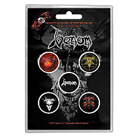 Venom set 5-ti placek průměr 25 mm, Black Metal