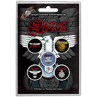 Saxon set 5-ti placek průměr 25 mm, Wheels Of Steel