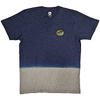 The Beatles tričko, Oval Logo Dip Dye Wash Navy Blue, pánské