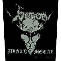 Venom nášivka na záda CO+PES 30x27x36 cm, Black Metal