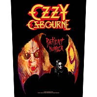 Ozzy Osbourne nášivka na záda CO+PES 30x27x36 cm, Patient No. 9