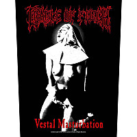 Cradle Of Filth nášivka na záda CO+PES 30x27x36 cm, Vestal Masturbation