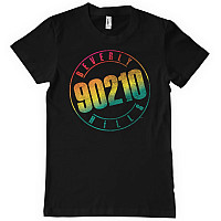 Beverly Hills 90210 tričko, Distressed Logo Black, pánské