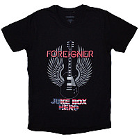 Foreigner tričko, Juke Box Hero Black, pánské