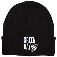 Green Day zimní kulich, Stacked Logo & Grenade Black, unisex