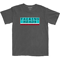 Talking Heads tričko, Tiled Logo Charcoal Grey, pánské