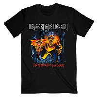 Iron Maiden tričko, Number Of The Beast Eddie Panel Burst Black, pánské