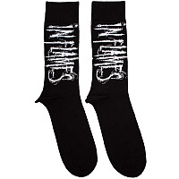 In Flames ponožky, Logo Black, unisex - velikost 7 až 11 (40 až 45)