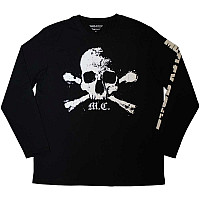 Motley Crue tričko dlouhý rukáv, Orbit Skull Sleeve Print Black, pánské